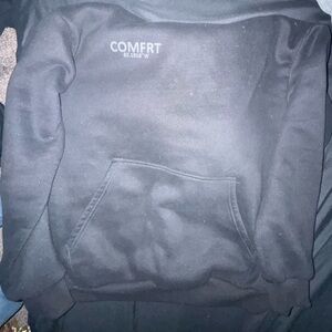 Comfort Black Hoodie for Men